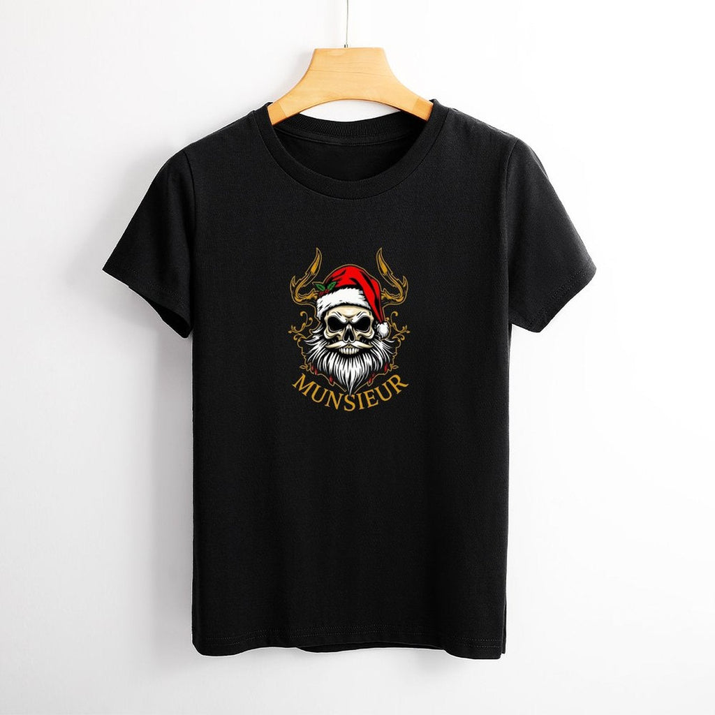 Women's Munsieur T-shirt "Seasons Santa" Christmas Collection