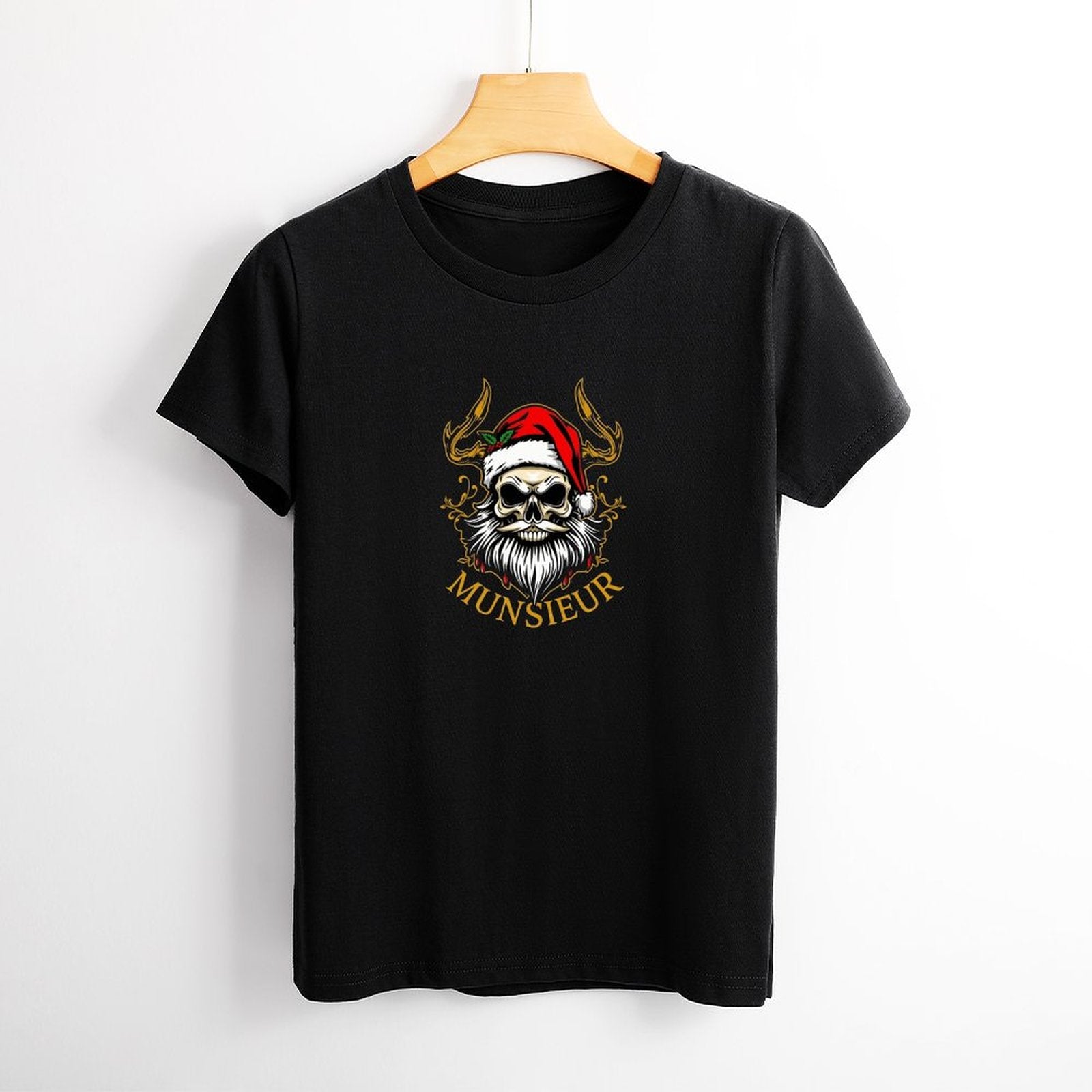 Women's Munsieur T-shirt "Seasons Santa" Christmas Collection