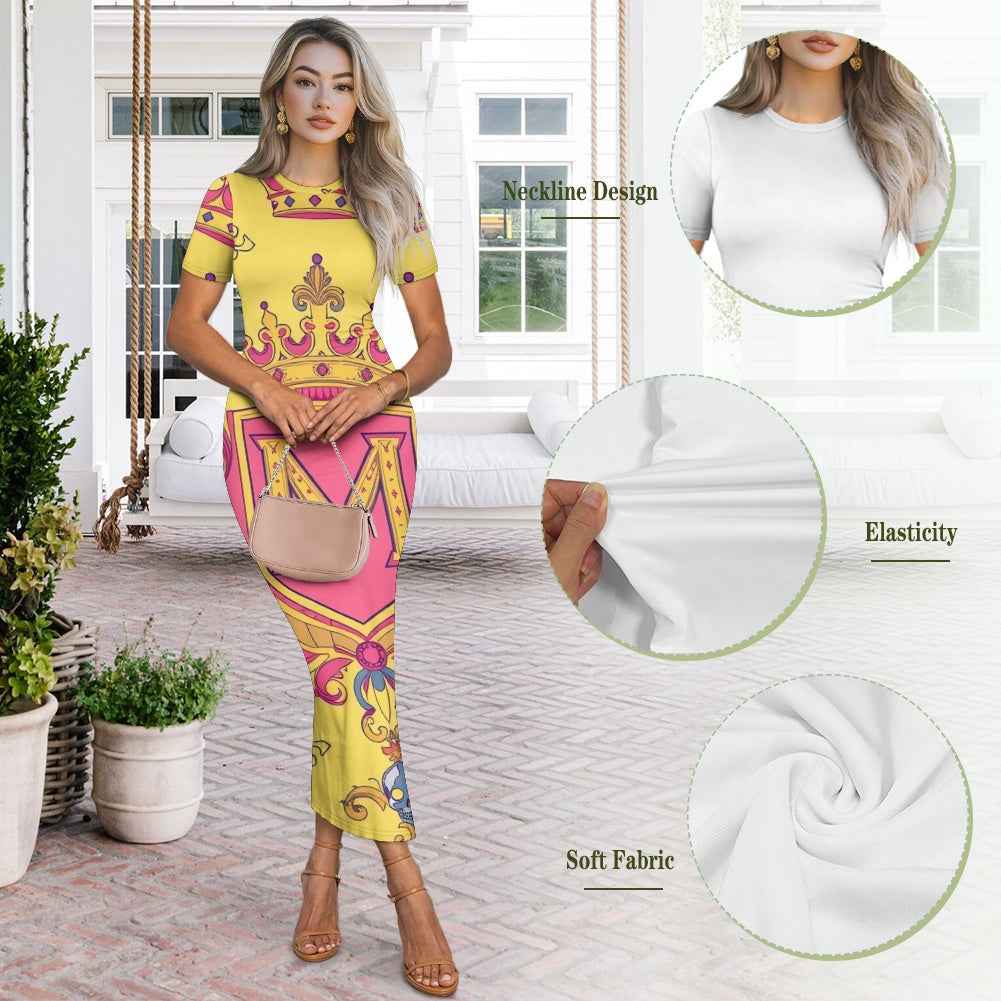MUNSIEUR Women's Long Sleeve Dress