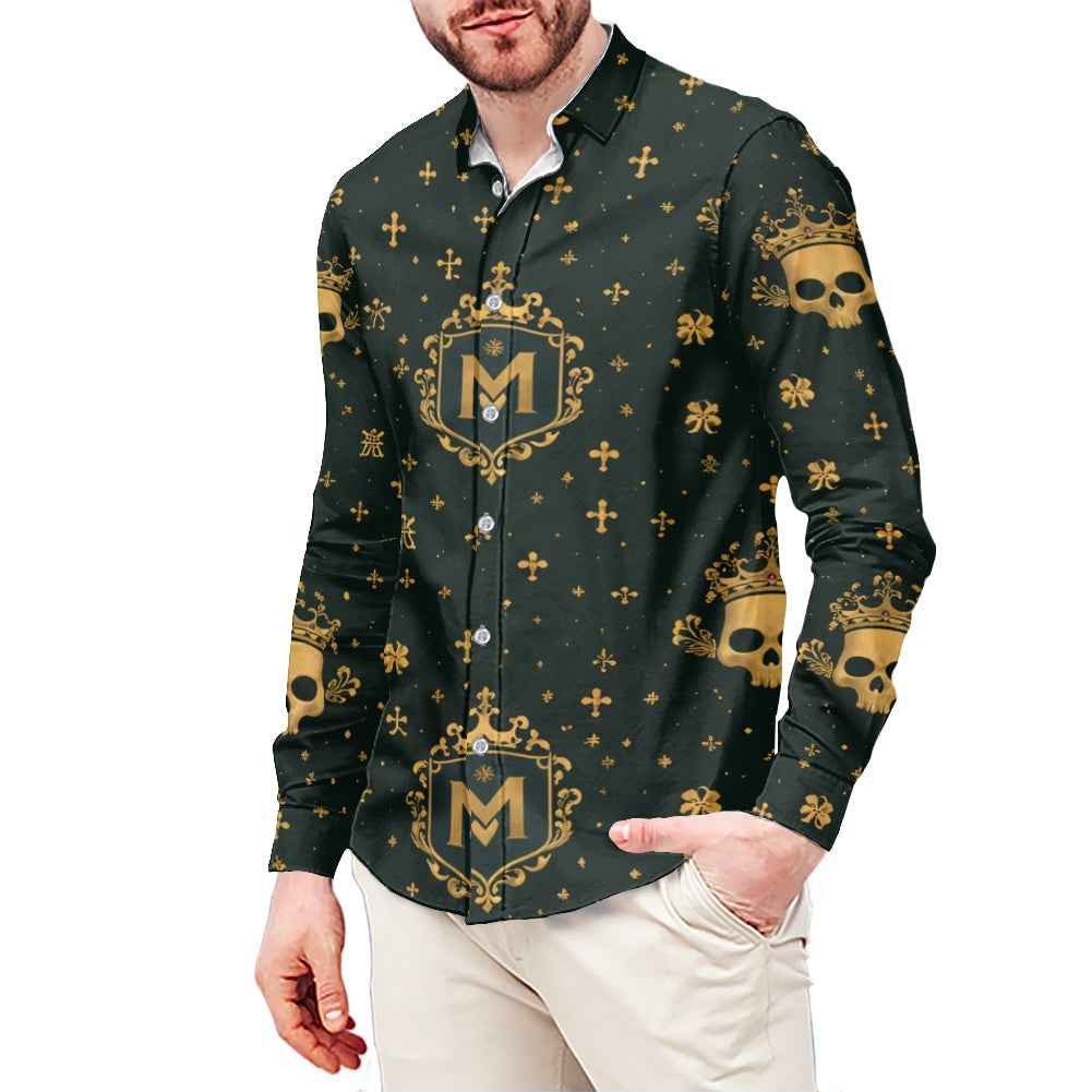 MUNSIEUR Men's Long-Sleeved Tee