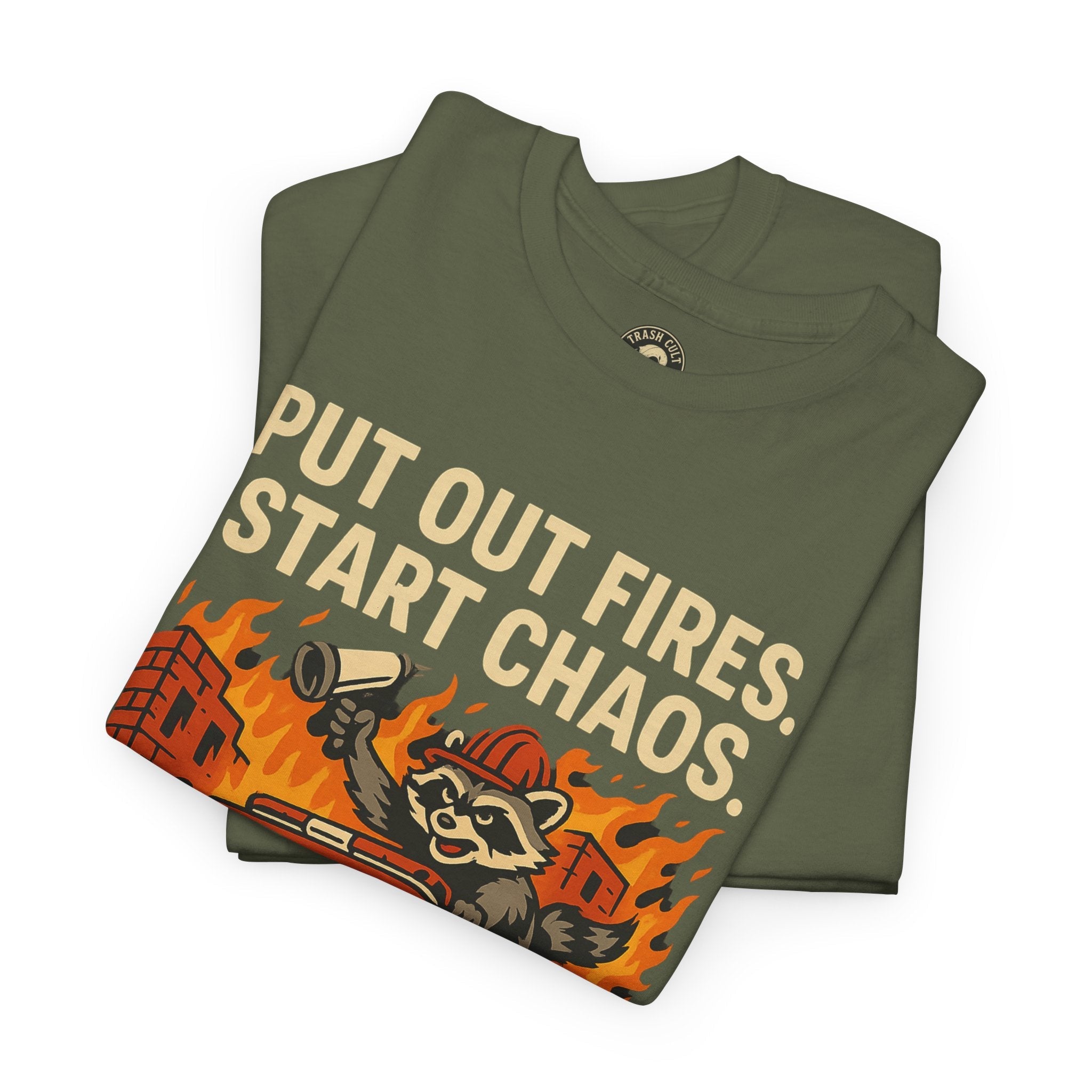 Put Out Fires Start Chaos Unisex Heavy Cotton Tee | Funny Firefighter Shirt | Casual Wear | Gift for Firefighter Lovers, Firefighter [...]
