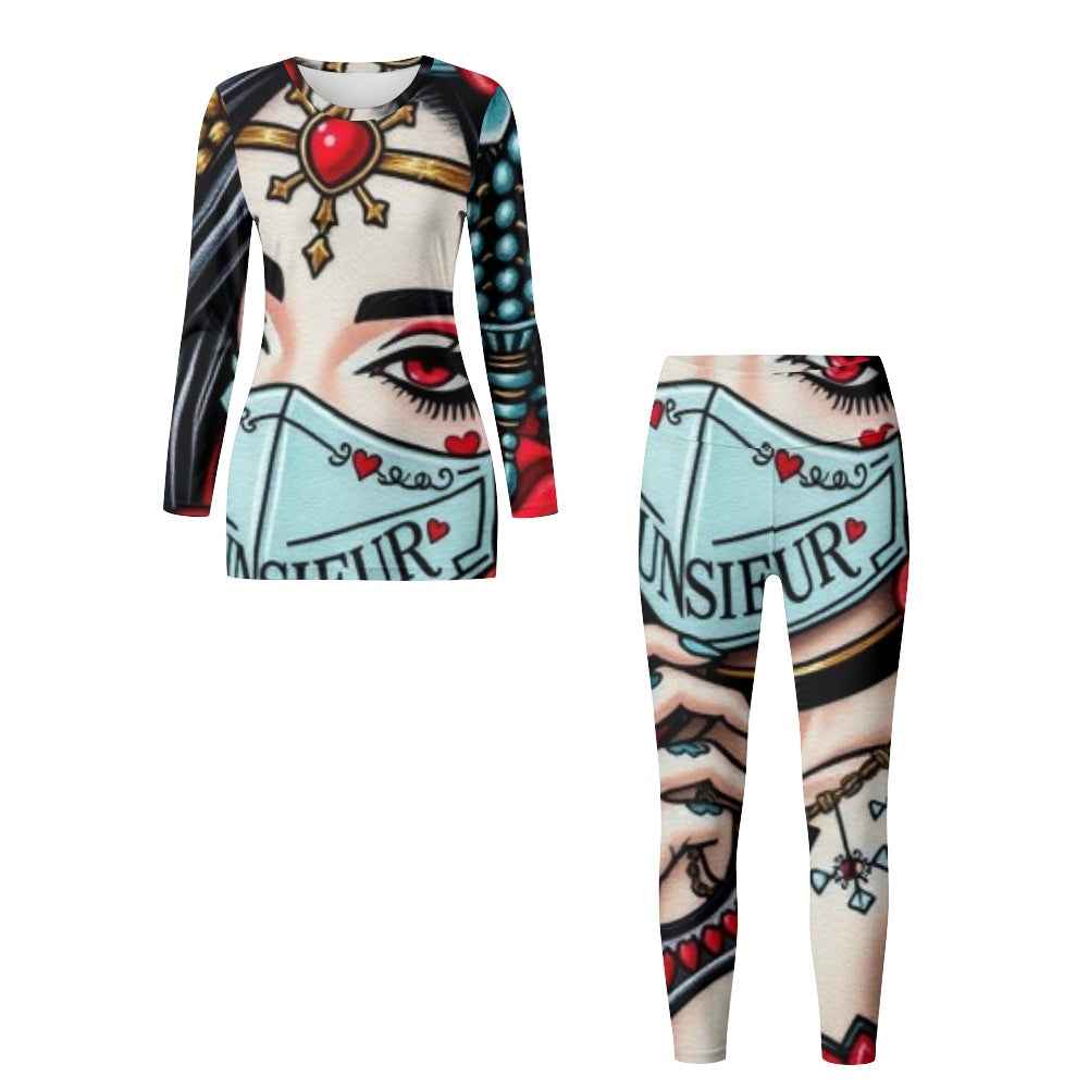 MUNSIEUR Women's Jumpsuit Valentine's Day Bleeding Collection