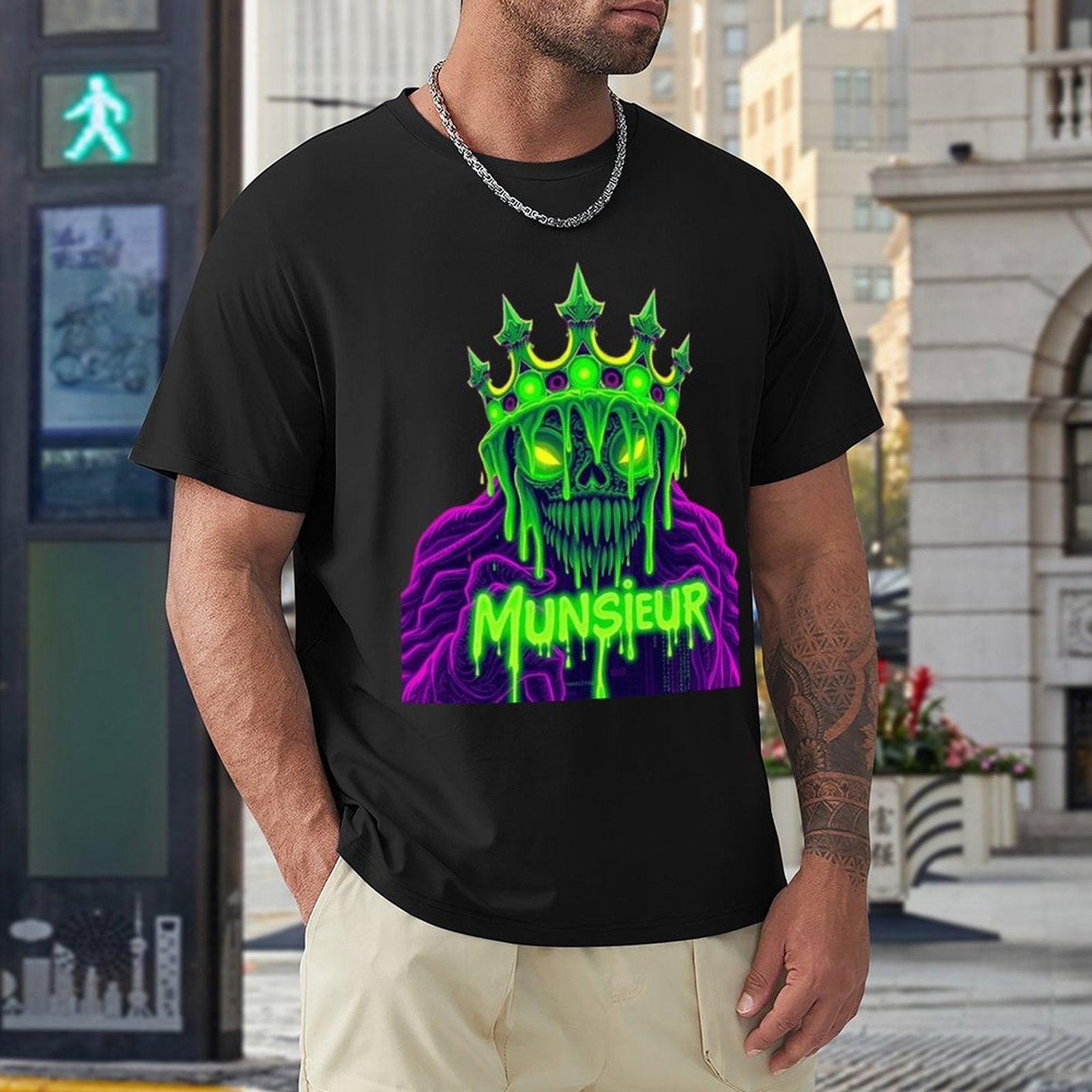 Munsieur Halloween Collection for Men Emerald Isle II Streetwear Tee