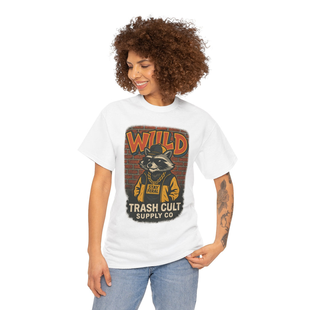 Wild Trash Cult Unisex Tee, Retro Animal T-Shirt, Graphic Tee, Eco-Conscious Apparel, Gift for Nature Lovers, Casual Streetwear