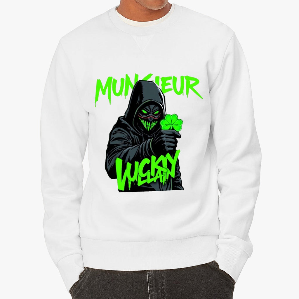 St. Patrick's Day Collection Munsieur Unisex Clover Gang 🍀 Crewneck Hoodie Sweater