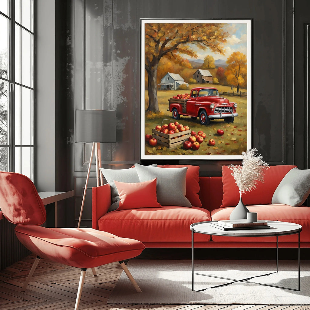 1955 Cameo Carrier Luxury Garden Estate Wall Art | Mid-Century Manor Decor
