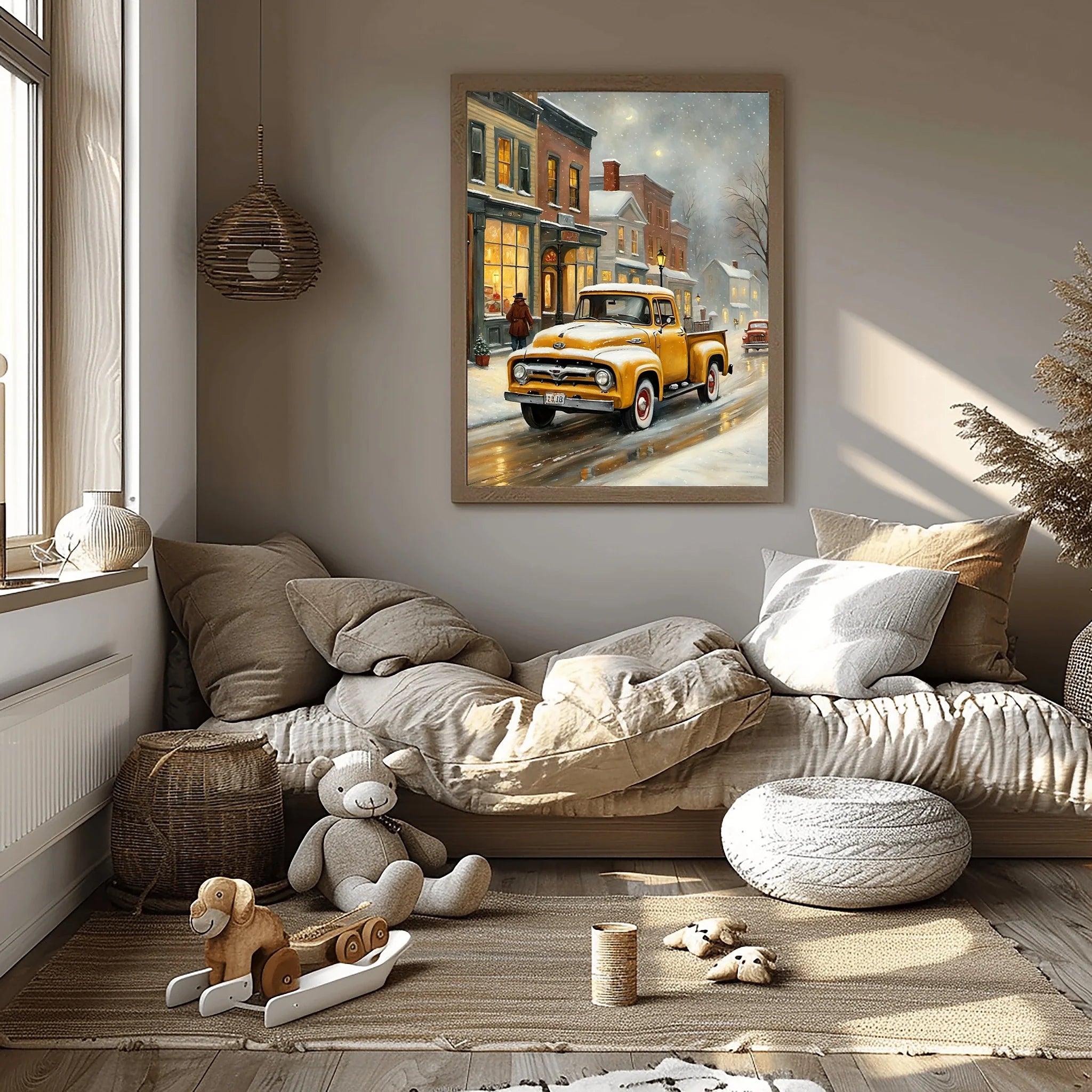 1956 Effie Classic Pickup - Winter Edition | Poster Canvas
