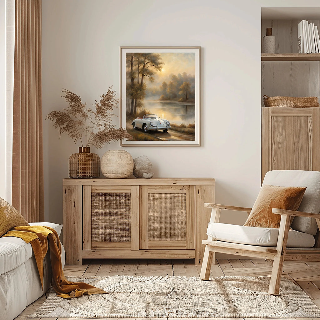 1956 German Speedster Icon - Lakeside Edition | Poster Canvas