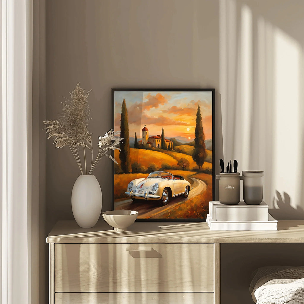 1956 German Speedster Icon - Tuscany Edition | Poster Canvas