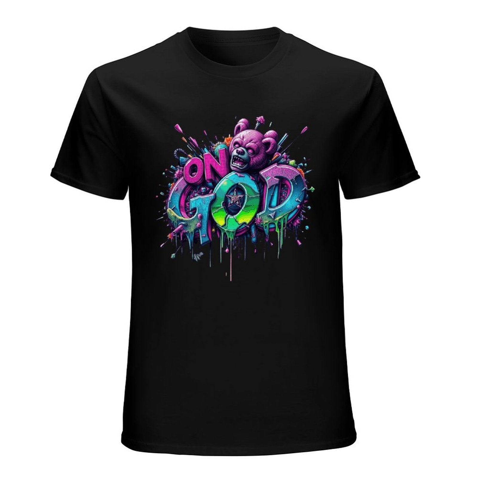 Men's Tee "On God" Streetwear Fashion Crown Co.👑