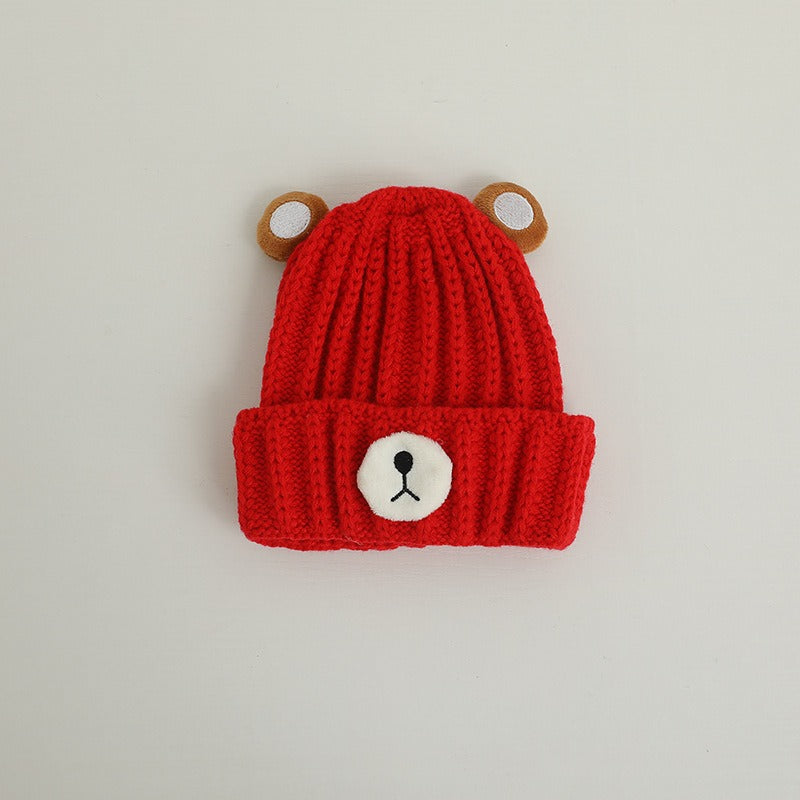 Autumn and winter children warm knitted hat