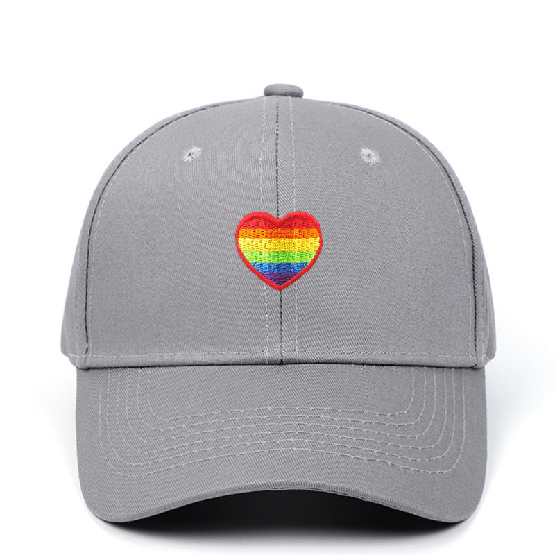Men's Fashion Rainbow Embroidered Outdoor Sun Hat