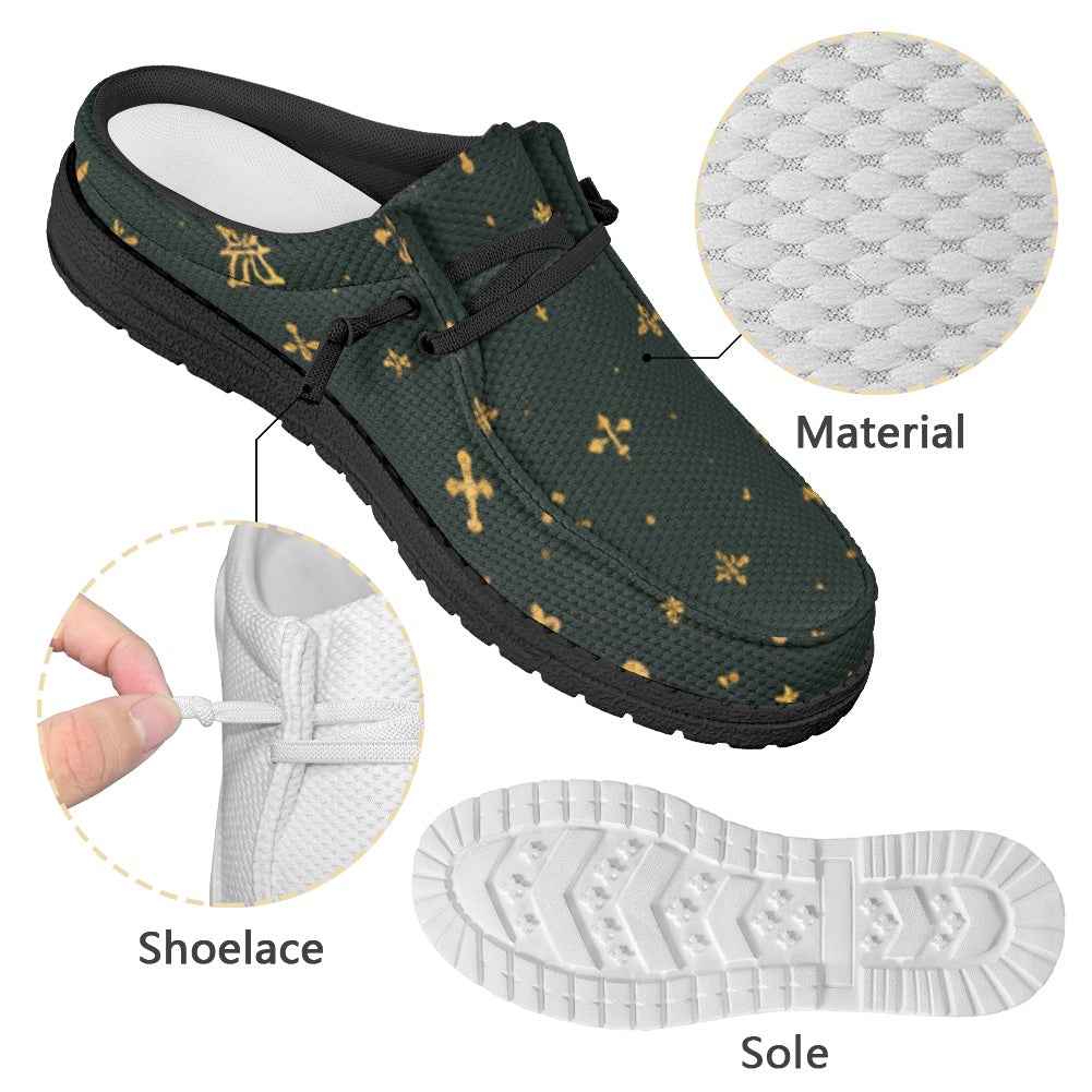 MUNSIEUR Mesh Dude Shoes (Green)