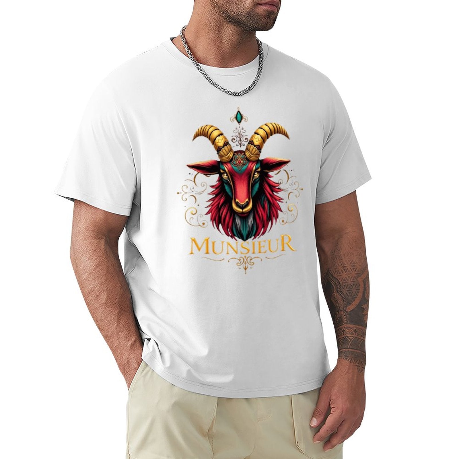 Men's Munsieur Tee "Icon Billy" Designer Streetwear Fashion