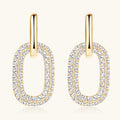 2.16 Carat Moissanite 925 Sterling Silver Earrings