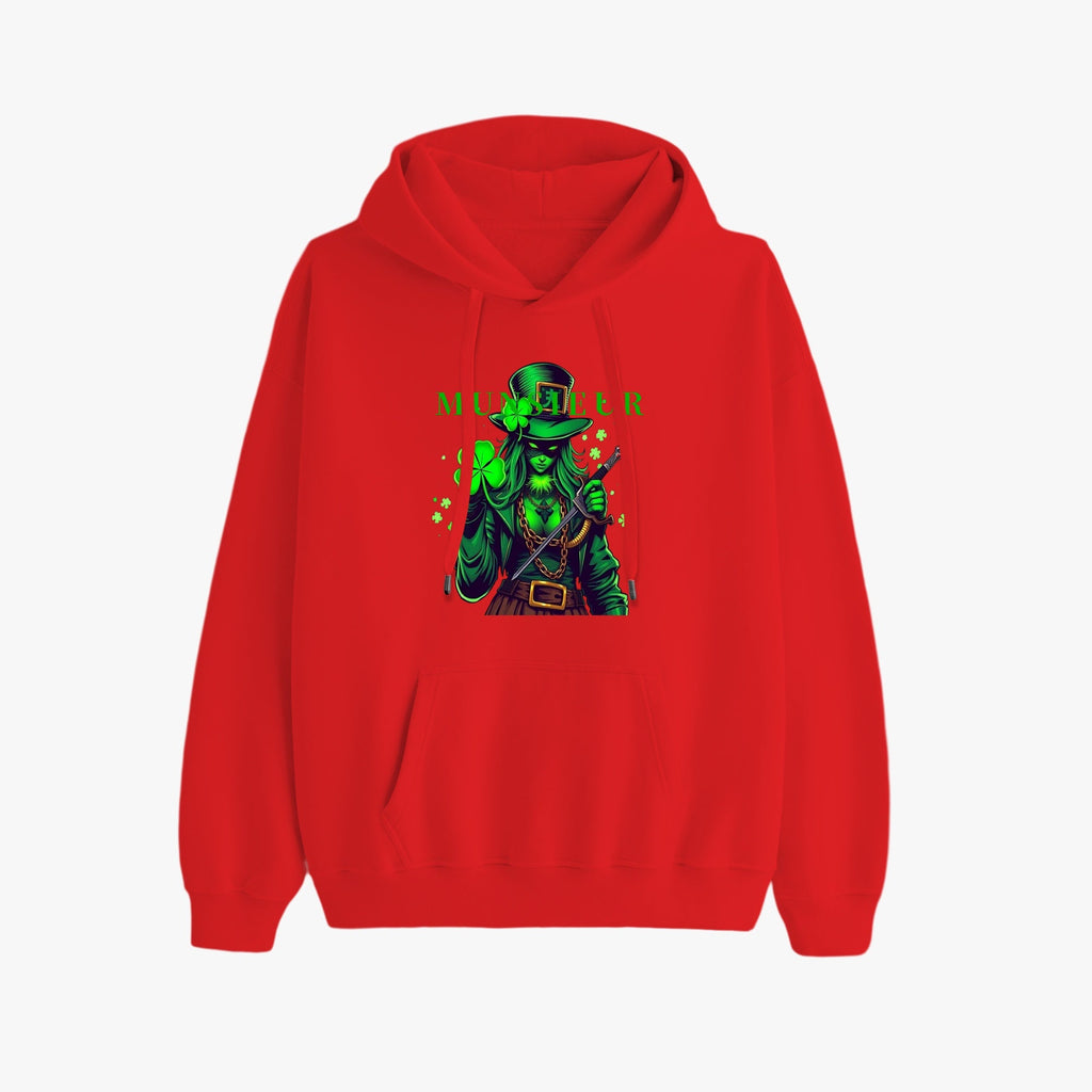 St. Patrick's Day Collection Munsieur Unisex Premium Pullover Hoodie Sweater Clover Gang Betty