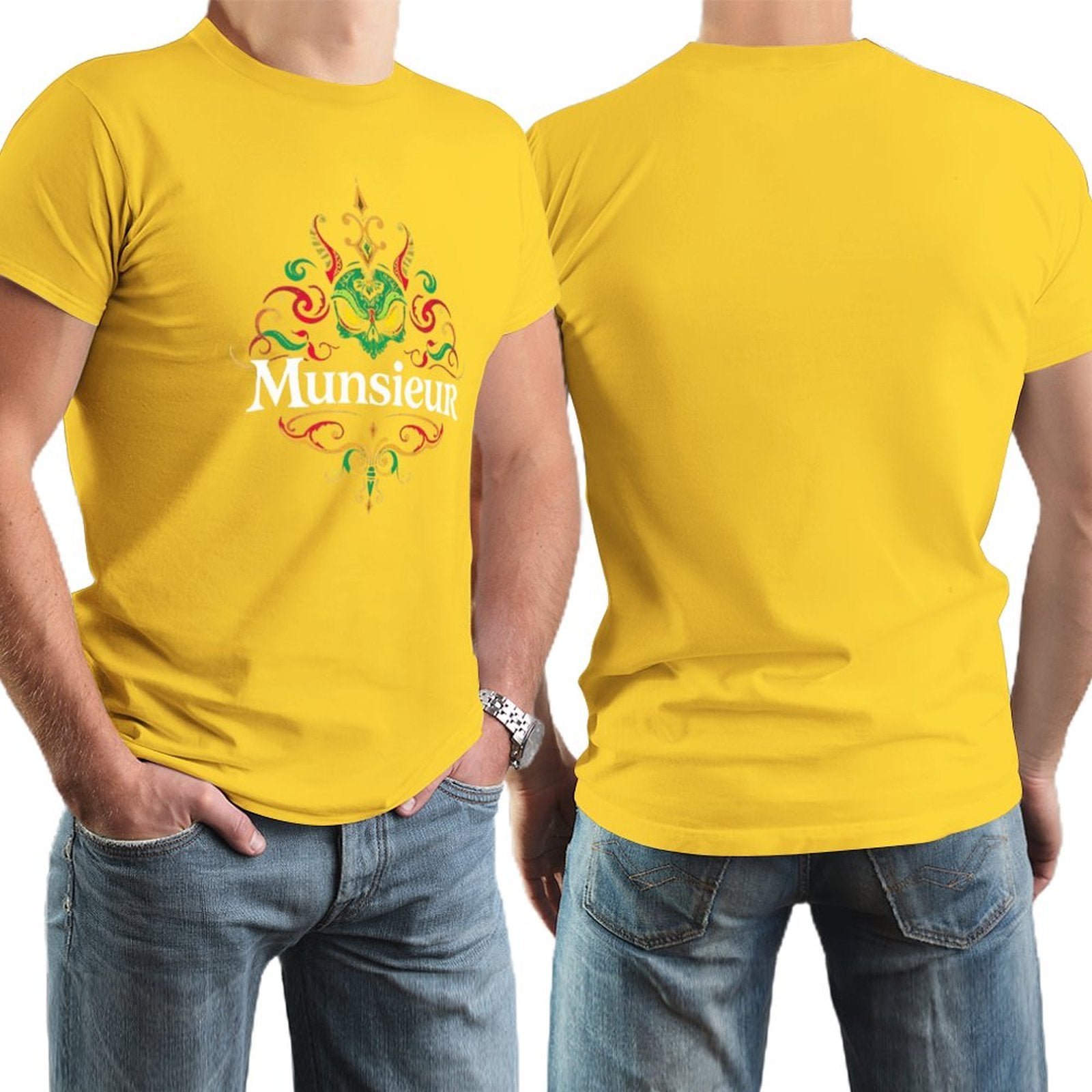 Munsieur Halloween Tee for Men "Big Jin" Streetwear