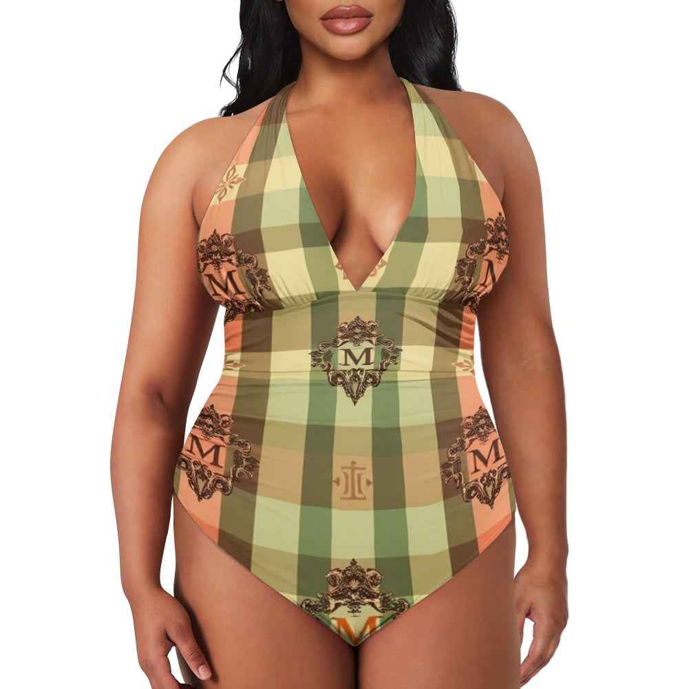 All-Over Print Women's High Cut One-piece Swimsuit