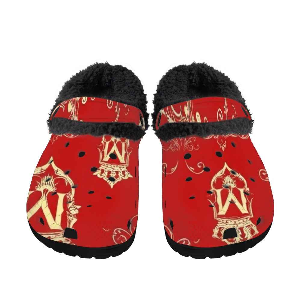 MUNSIEUR Fuzzy Crocs Sandals New Arrivals