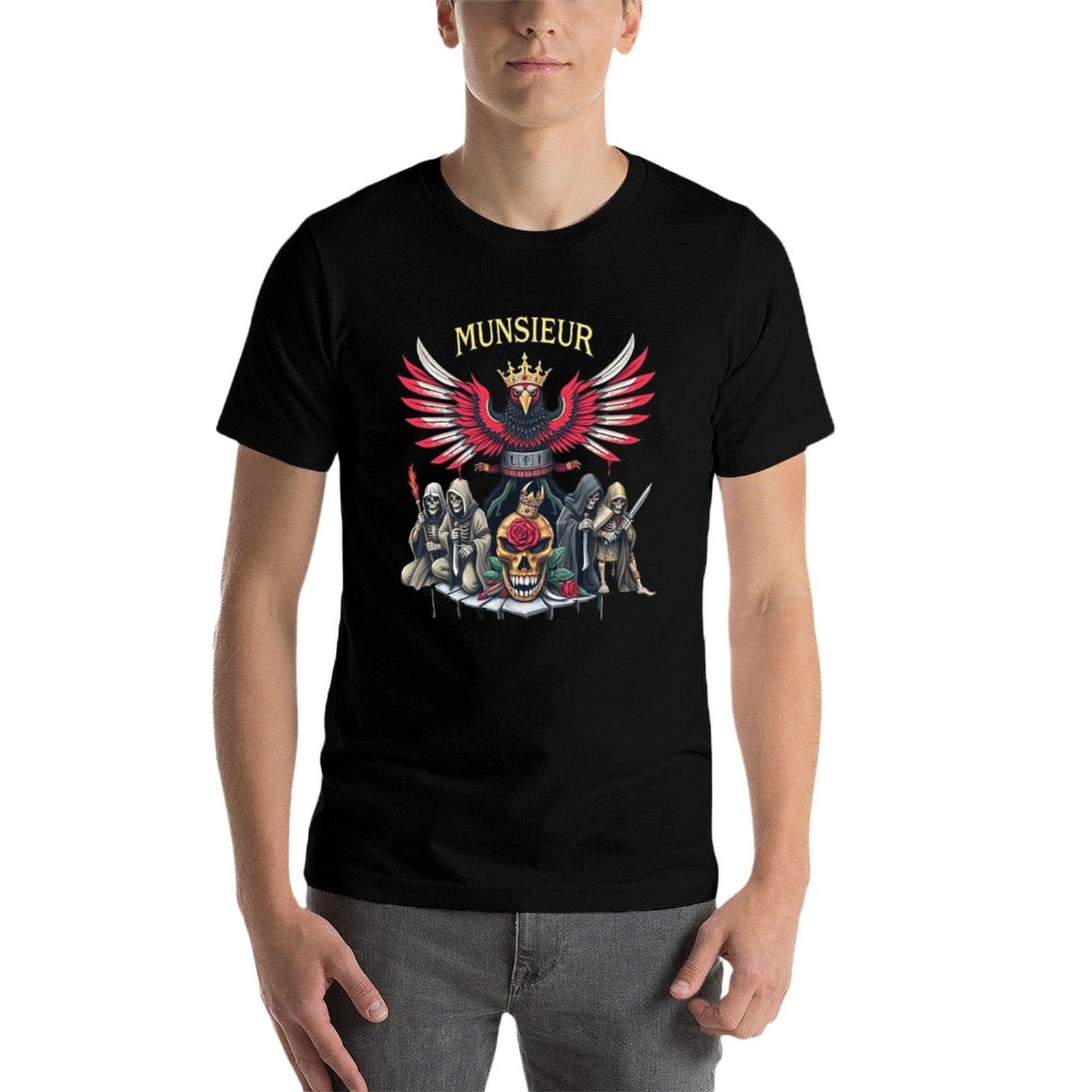 Men's Tee Munsieur Brand Design "Liberation" Graphic Tee Independence Day Collection