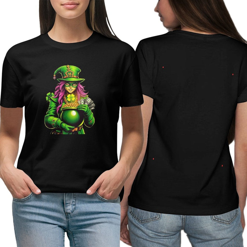 St. Patrick's Day Collection Leprechaun Mafia "Kimberly" T-shirt for Women