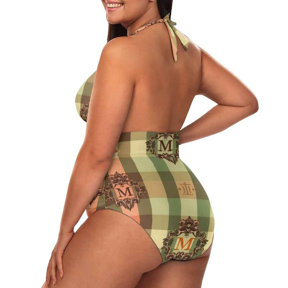 All-Over Print Women's High Cut One-piece Swimsuit