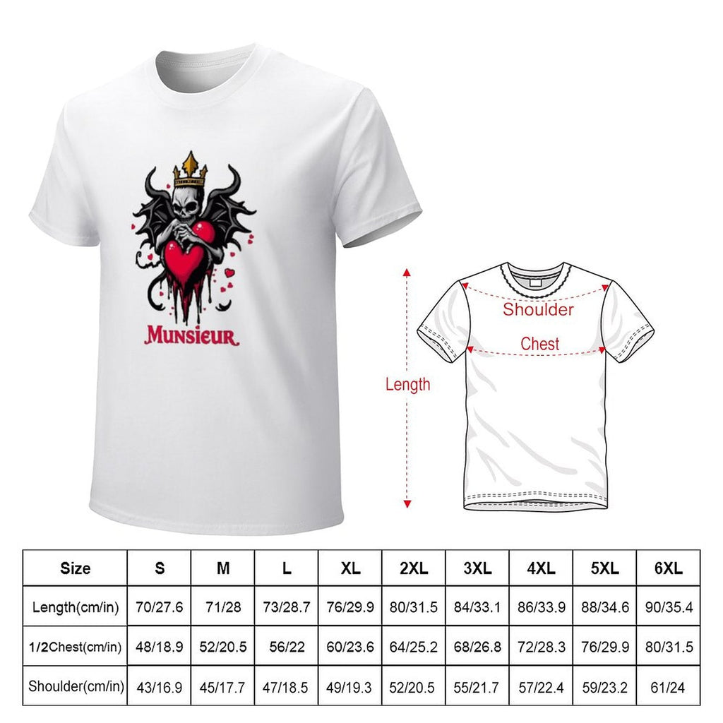 Munsieur Valentine's Day Collection "King of" Tee for Men
