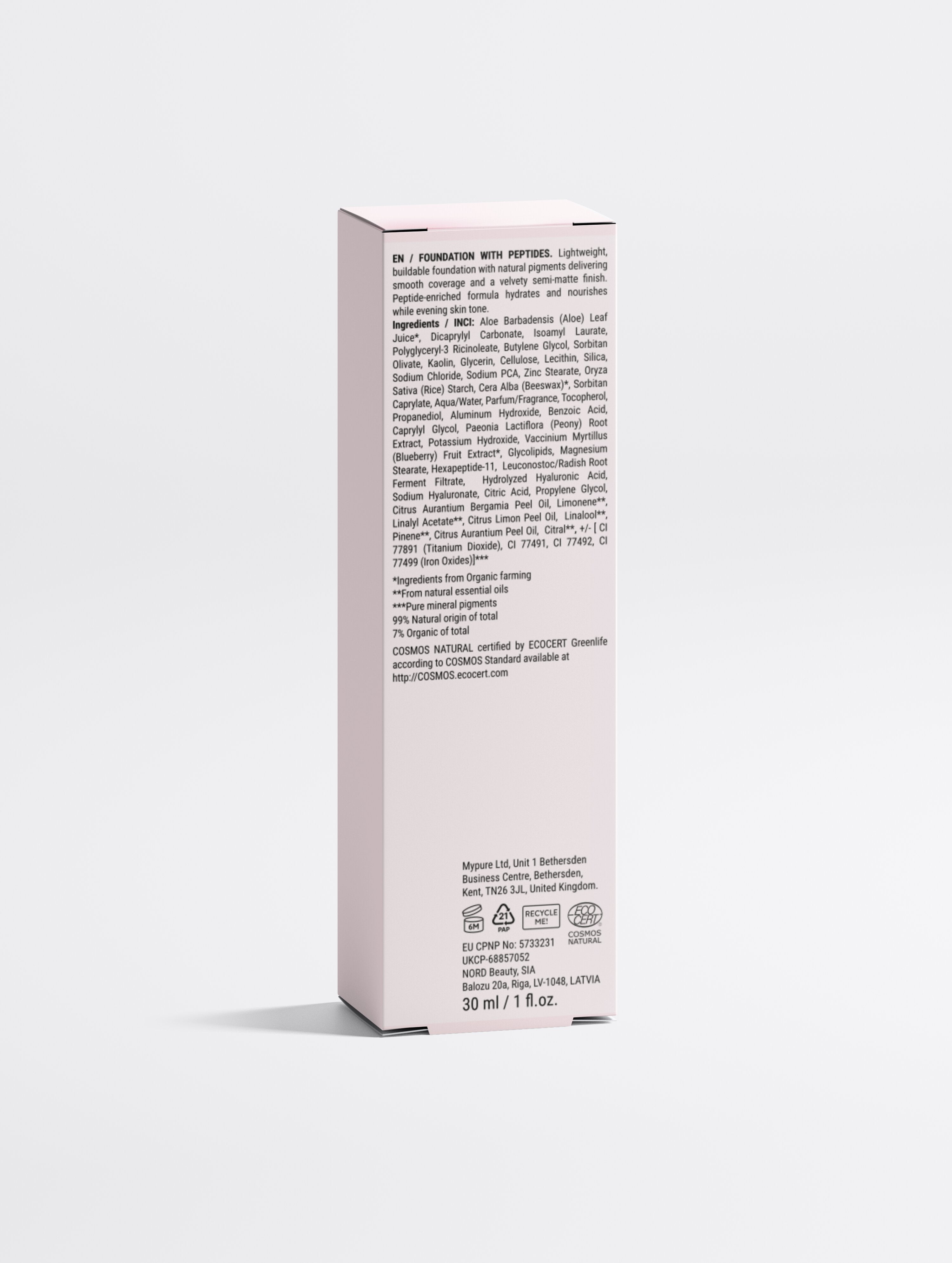Foundation with Peptides, 35 Tan Warm