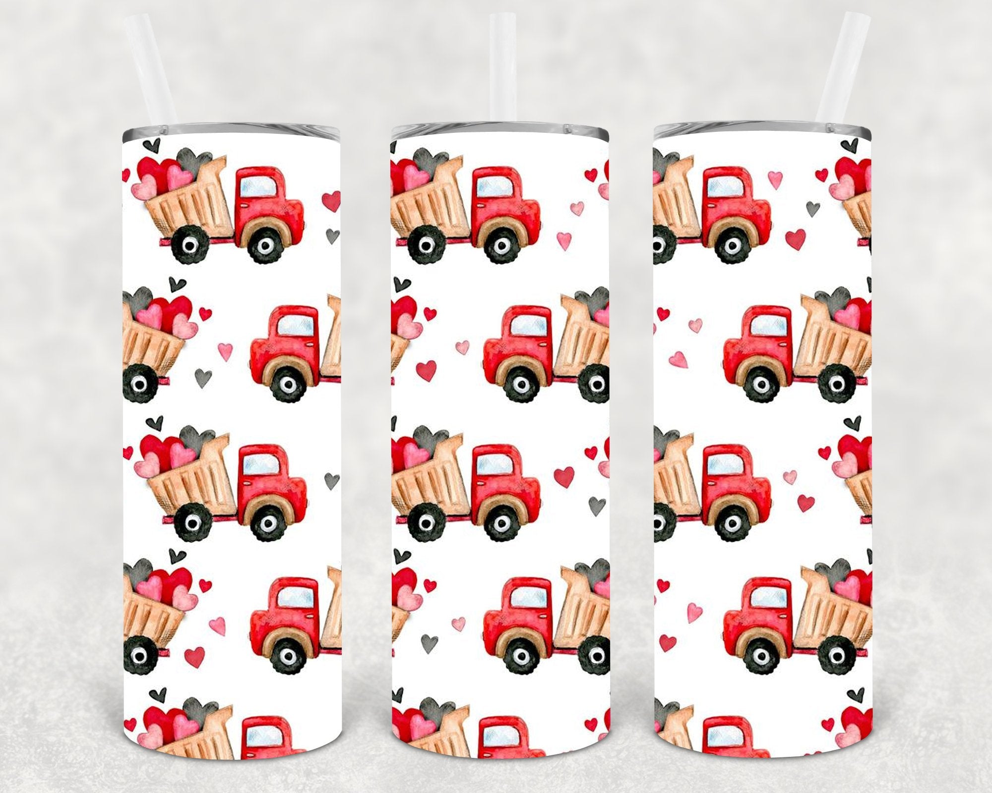 Valentine Truck 20 oz Skinny Tumbler
