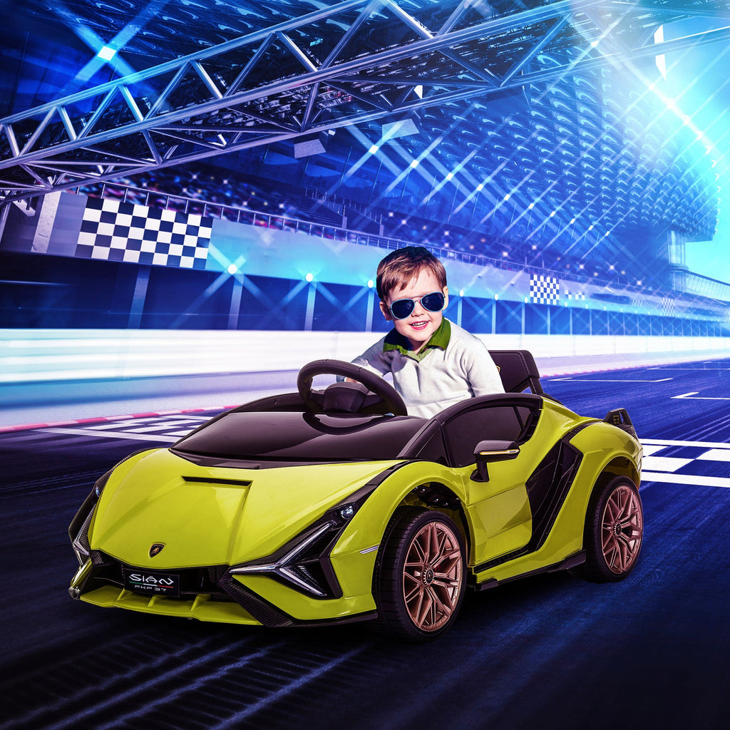 Lamborghini SIAN 12V Kids Electric Ride On Car Toy with Remote Control