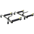 2-in-1 Hydraulic Car Skates: Effortlessly Position Your Vehicle with Wheel Dolly and Tire Jack Combo