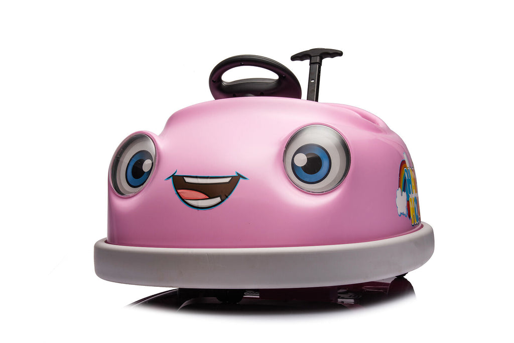 2-in-1 Toddler Bumper Car and Rocking Horse with Music for Ages 1-6