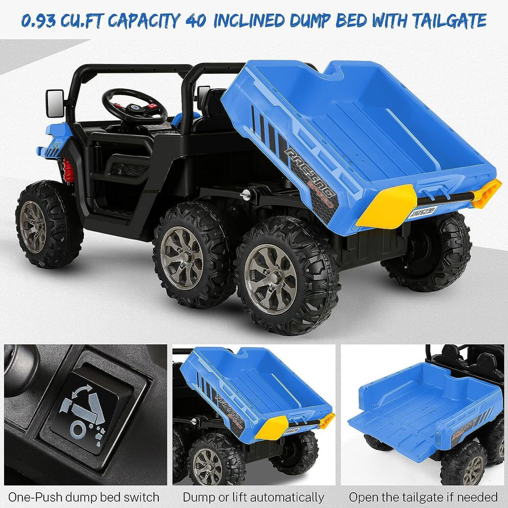Premium 2 Seater Electric Car for Kids with Remote Control and 4WD - 24 Volt, 300W
