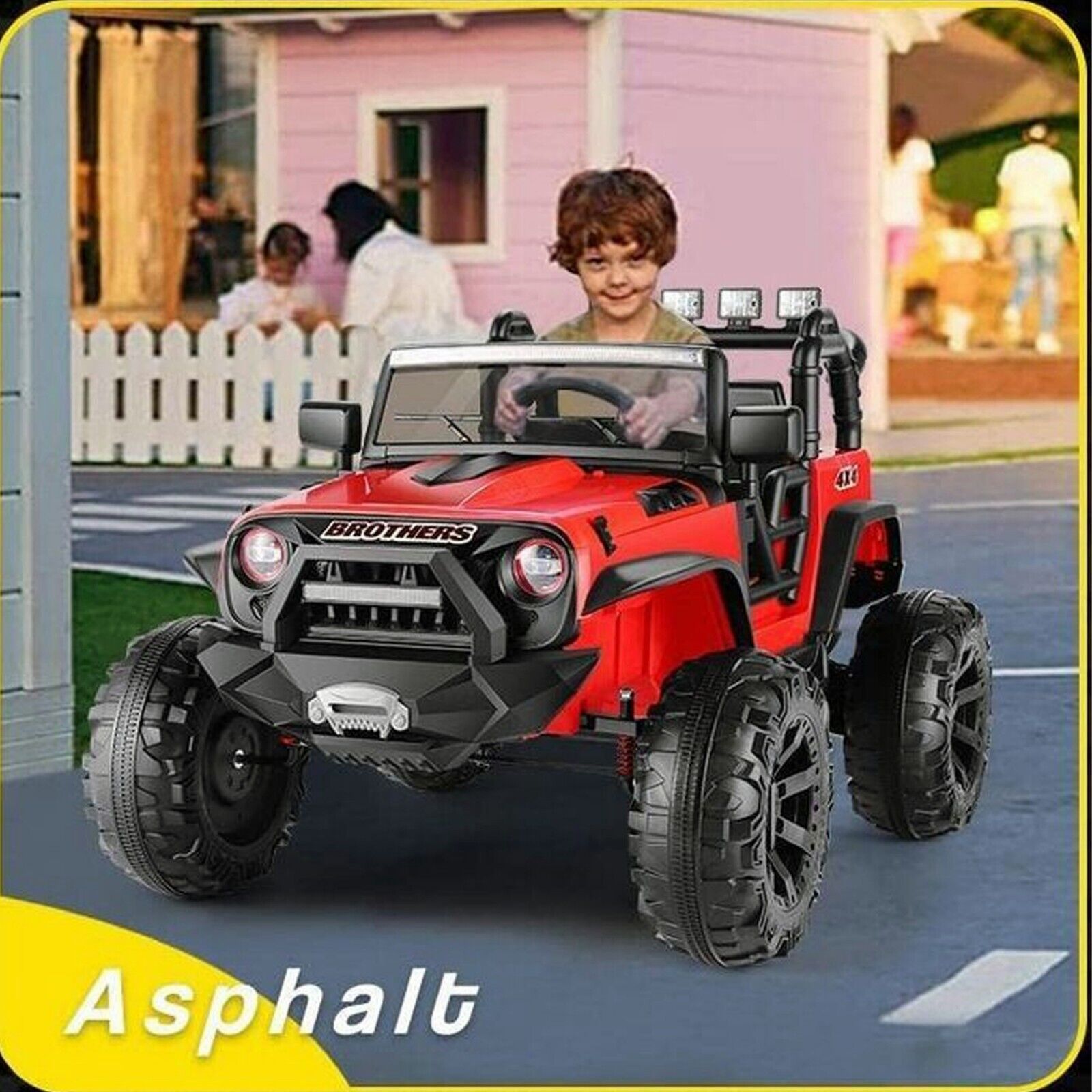 2-Seater 24V Electric JEEP Toy with MP3 and Remote Control for Kids