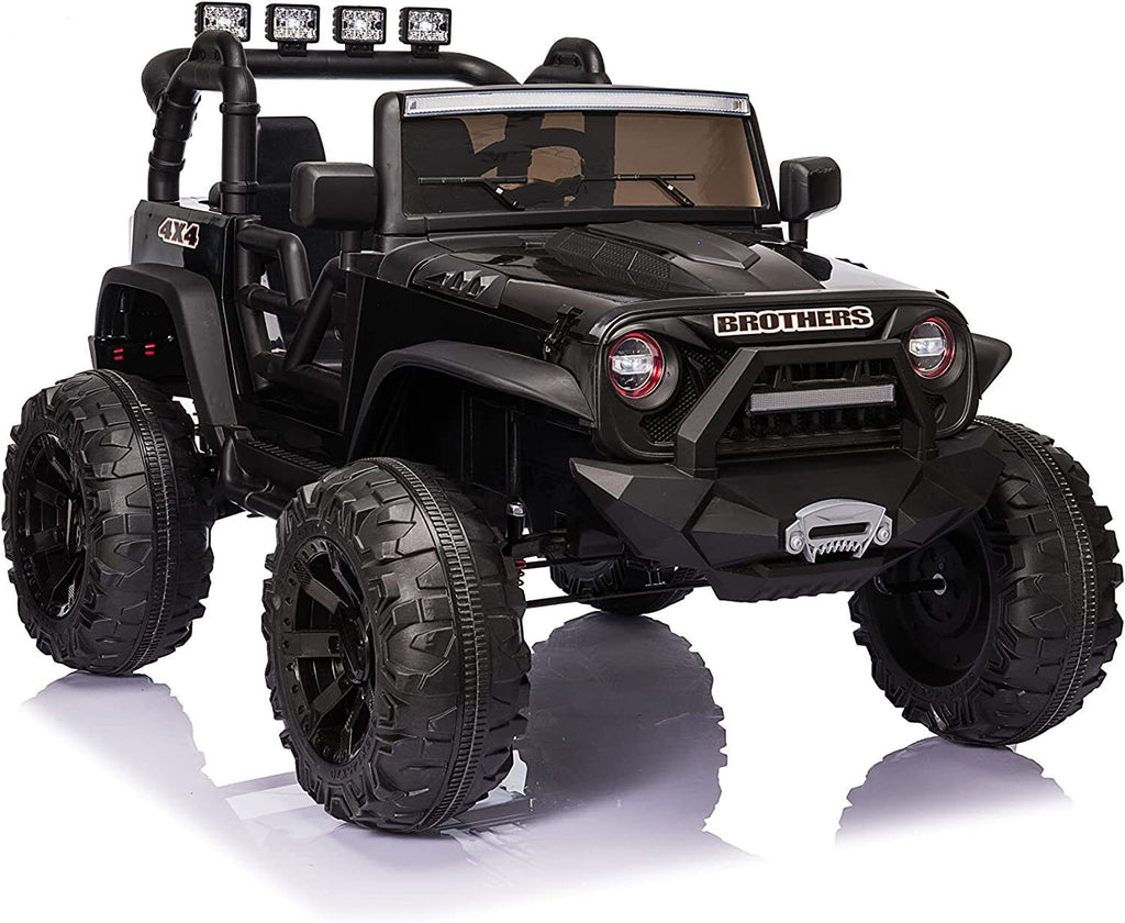 2-Seater 24V Electric Ride-On Truck for Kids with Parental Remote Control