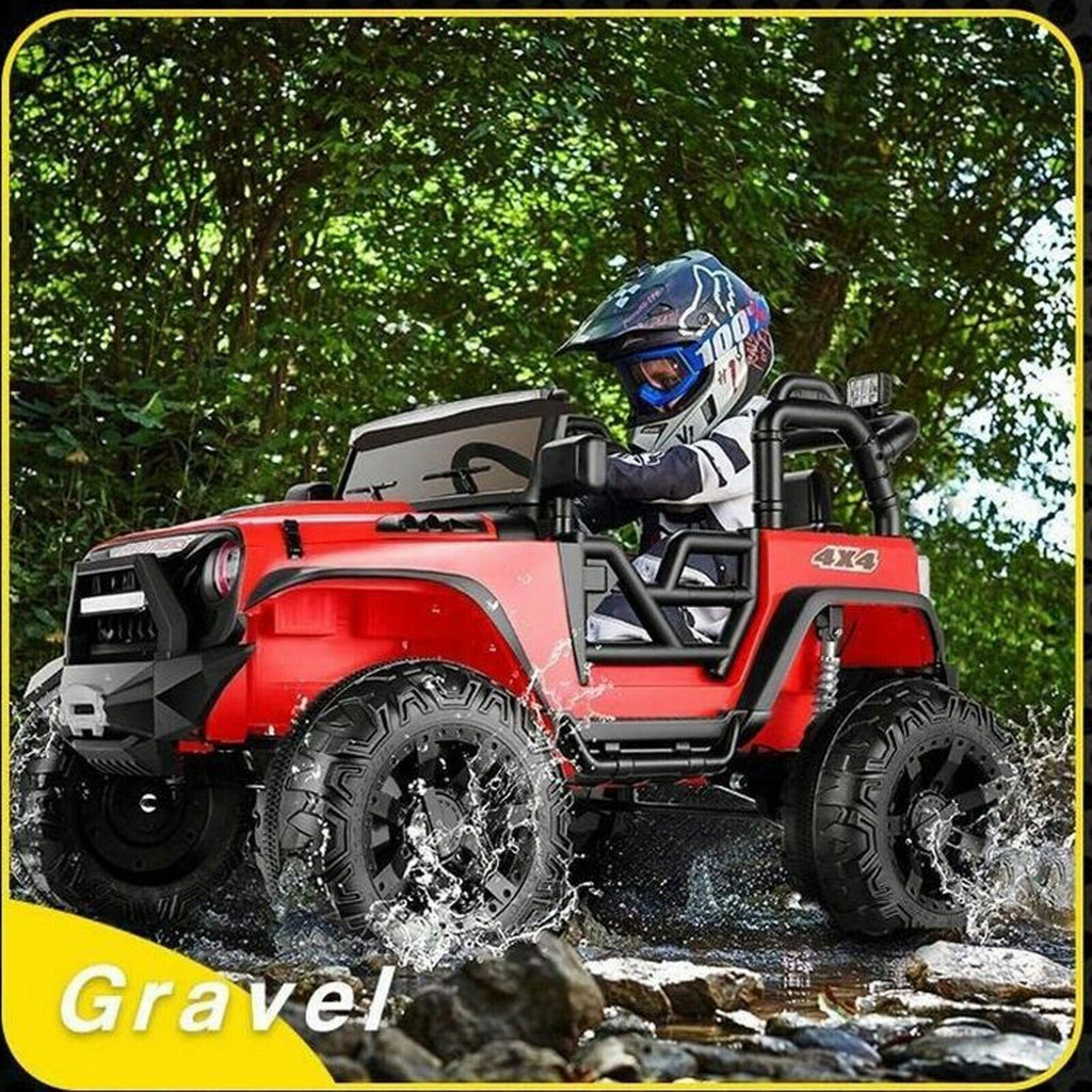 Bluetooth Remote Control 24V Electric Kids Ride On Jeep with USB Charger - On Sale Now!