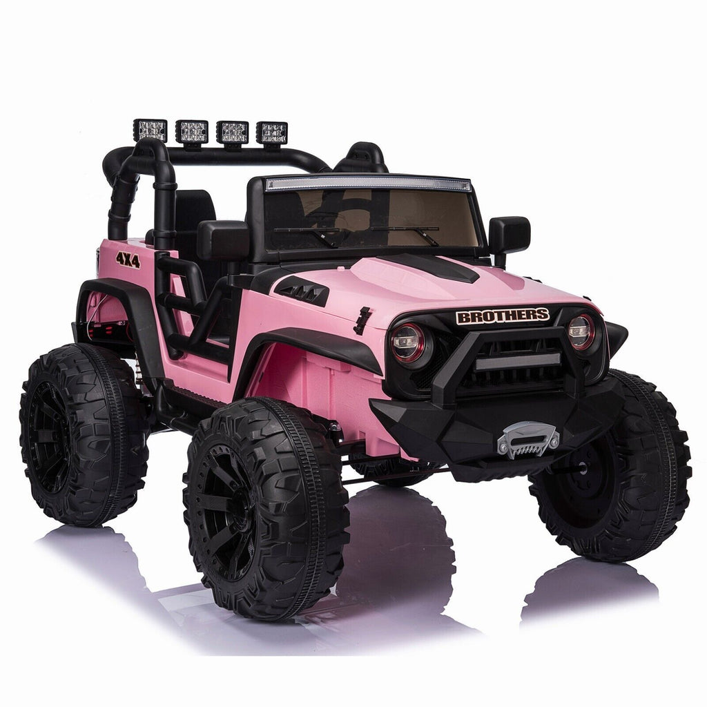 2-Seater 24V Electric Vehicle Truck for Kids with Bluetooth and 2x200W Motors