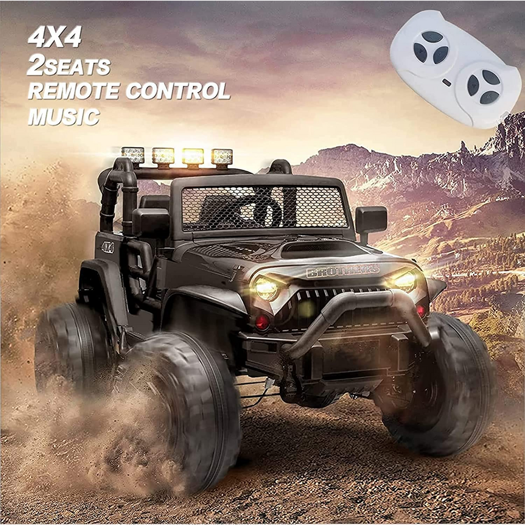 4x4 Off-Road Electric Ride-On Car for Kids with Remote Control - 24V 400W Power