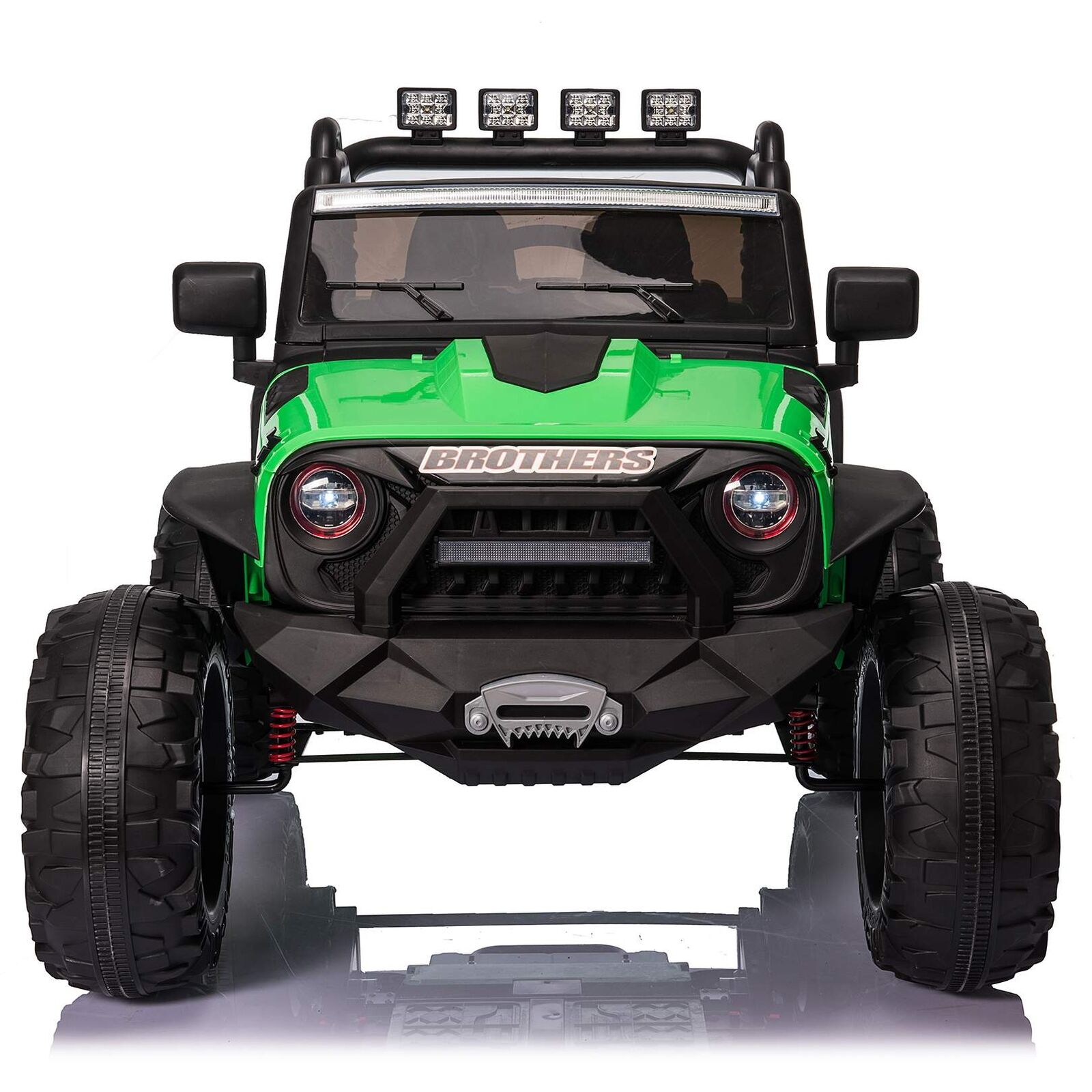 2 Seater 24V Ride-On Truck with Remote Control, LED Lights, and 400W Power