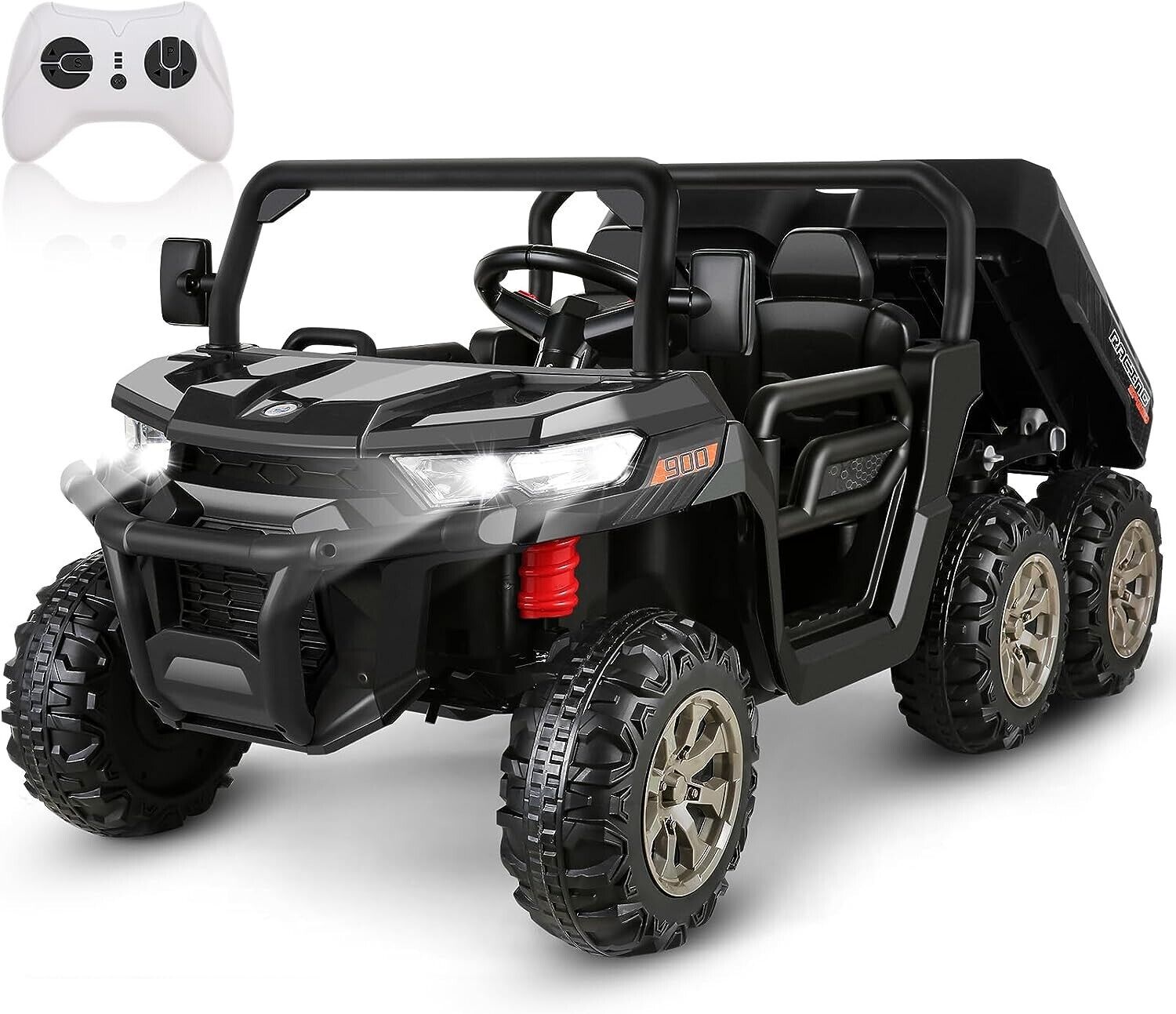 2-Seater Electric Dump Truck UTV with 24V Power and Dump Bed