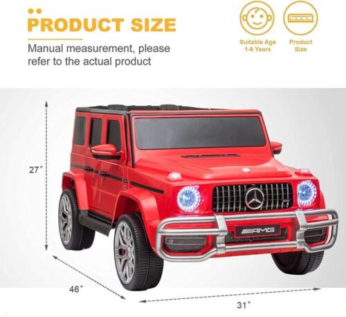 2-Seater Electric Ride-on Car for Kids with MP3 and Remote Control - Red