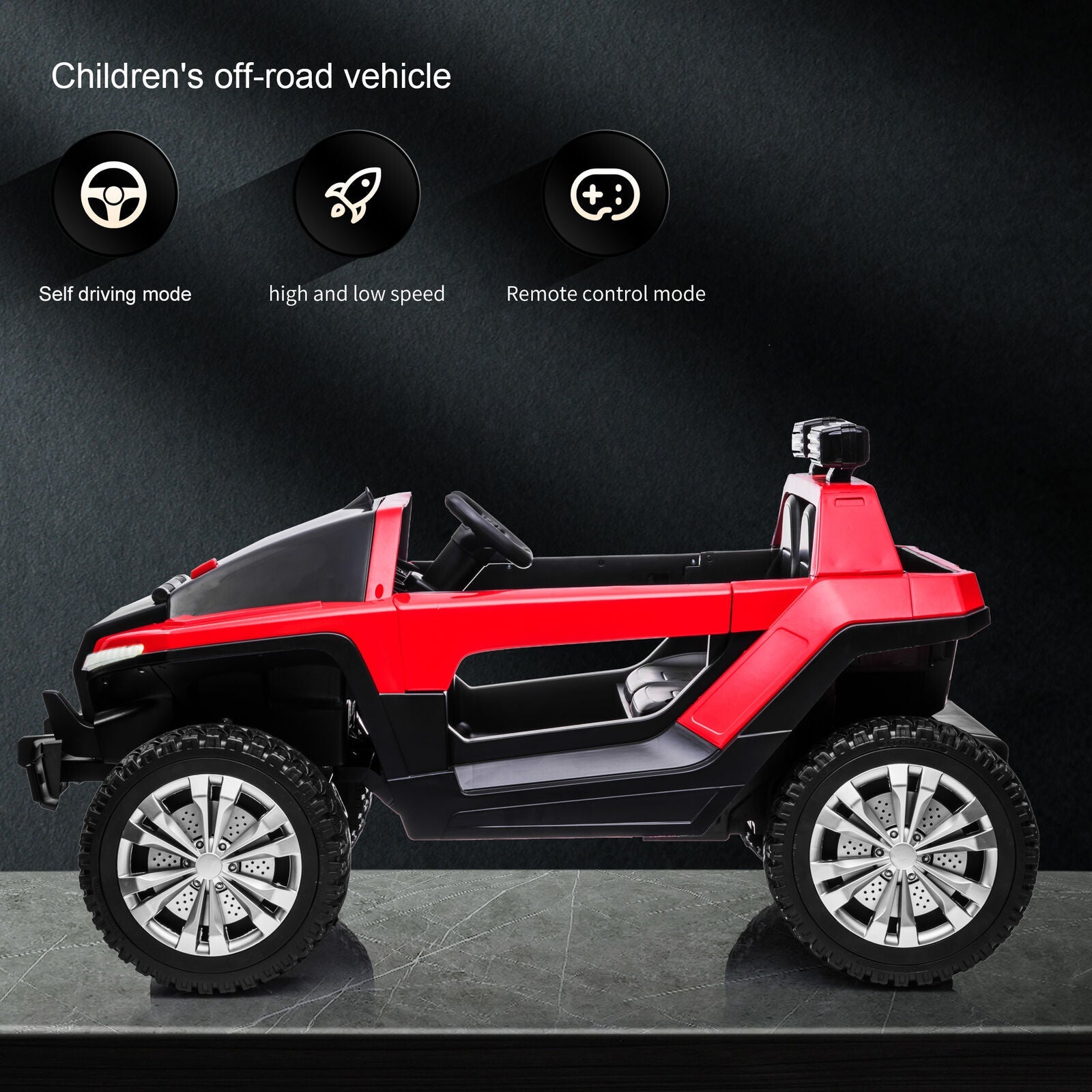 2-Seater Electric Ride-On Car for Kids with Remote Control - 24V Power and 4 Wheels
