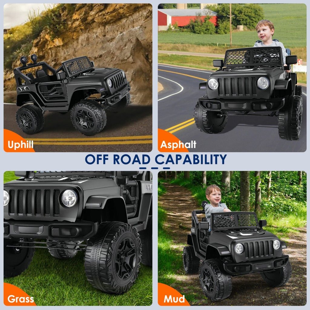 2-Seater Electric Ride-On Car for Kids with Remote Control and MP3 Player