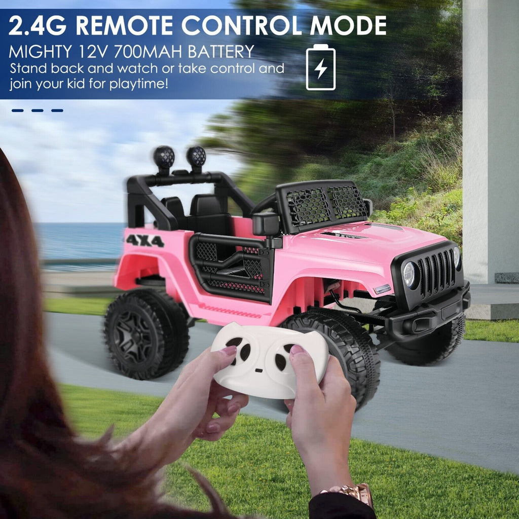 2-Seater Electric Ride-On Car for Kids with Remote Control and MP3 Player