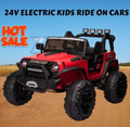2-Seater Electric Ride-On Car with Remote Control for Kids - 24V MP3 Player and Powerful Wheels