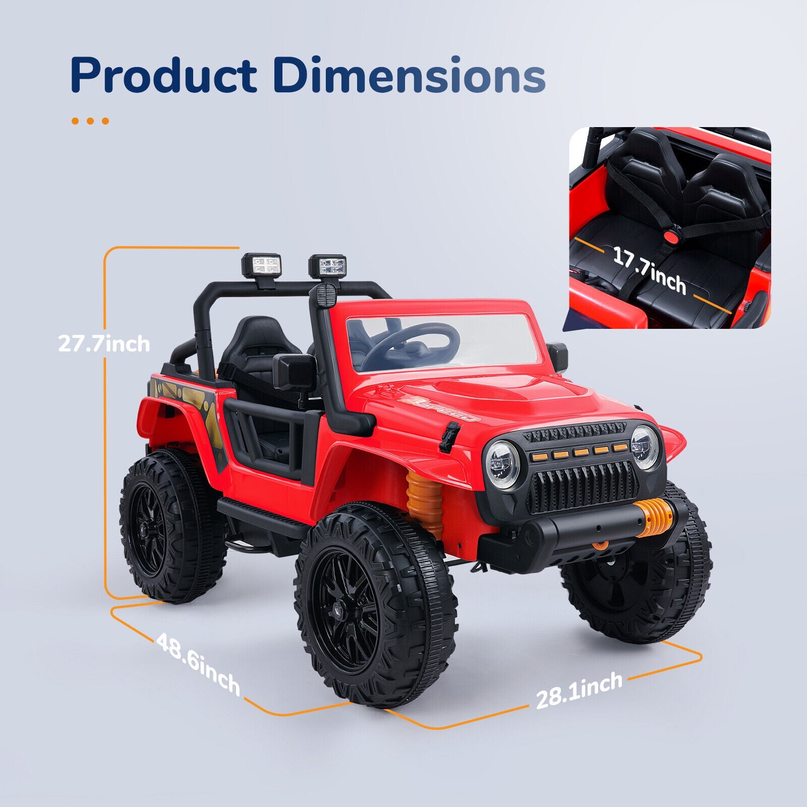 12V Electric Ride-On Truck for Kids with Remote Control and Music