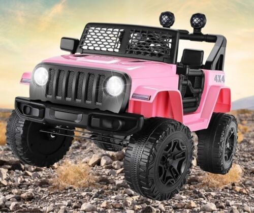 2-Seater Electric Ride-On Toy Truck for Kids with Bluetooth MP3 and Remote Control - 12V