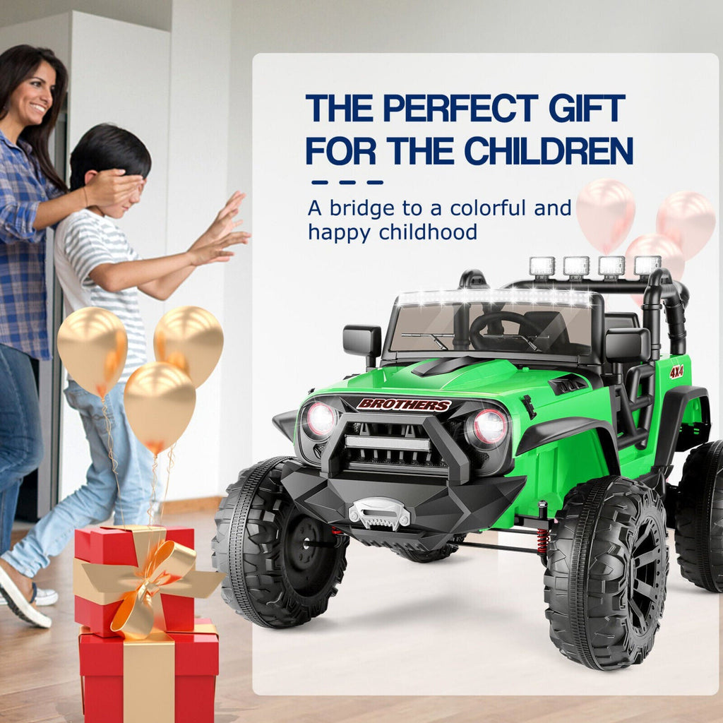 2-Seater 24V Electric Ride-On Truck for Kids with Bluetooth and Remote Control - 400W