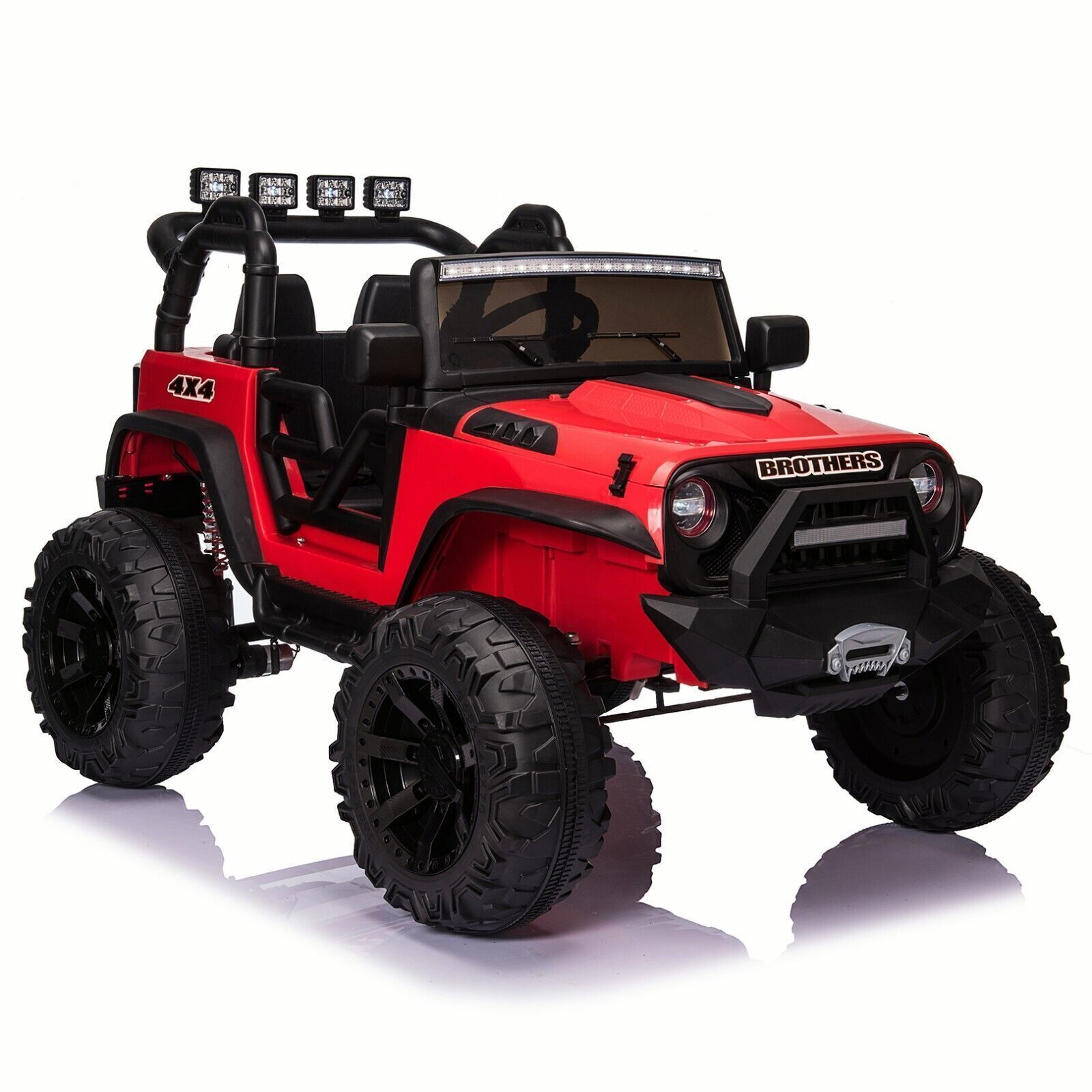 2-Seater Electric Ride-On Truck for Kids with Bluetooth and Remote Control - 24V