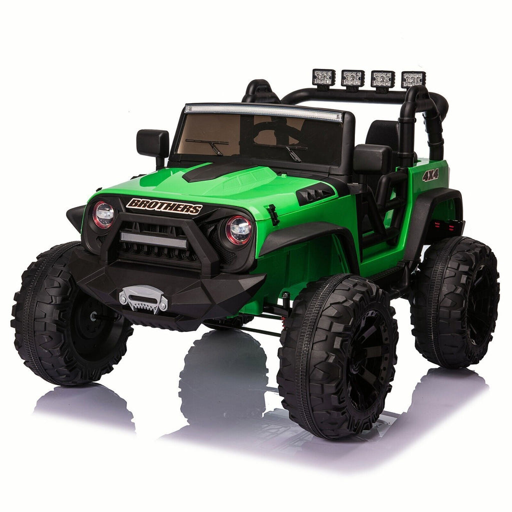 2-Seater Electric Ride-On Truck for Kids with Bluetooth and Remote Control - 24V